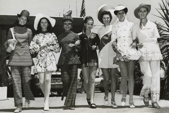 Pants were a popular choice for Fashions on the Field in 1969 but they have been rare on the winner's podium.