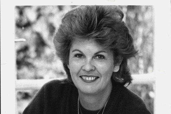Jill Robb in 1983 as the producer of Careful, He Might Hear You.