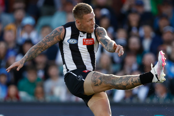 Collingwood star Jordan De Goey.