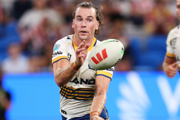 Eels skipper Clint Gutherson is the team’s best option at fullback. 