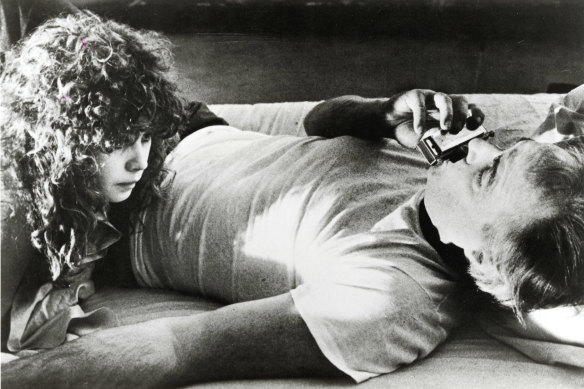 Maria Schneider and Marlon Brando in <i>Last Tango in Paris.