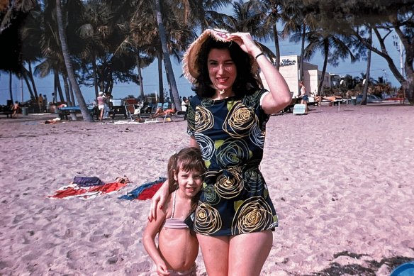 The author as a child with her mother, Gail.