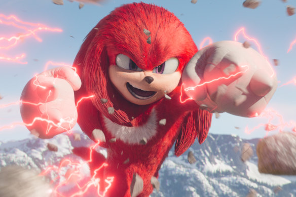 Idris Elba voices Sonic the Hedgehog’s sidekick in <i>Knuckles</i>.