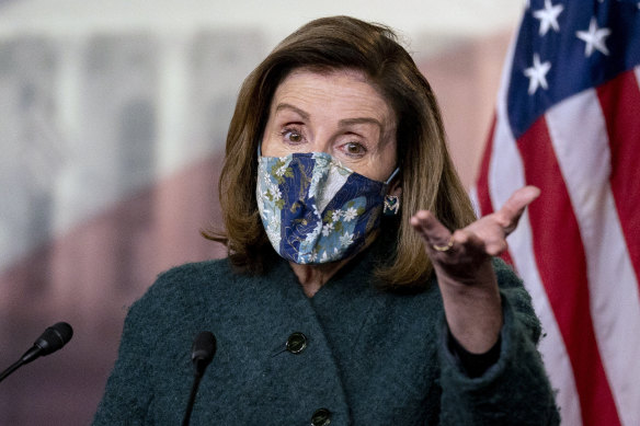 House Speaker Nancy Pelosi of California referred to fellow Californian as a member of the Q party.