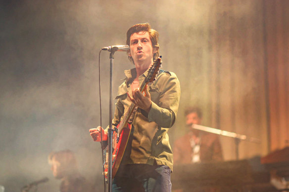 Alex Turner, of Arctic Monkeys, who  will play at the Sidney Myer Music Bowl on January 4 and 5.