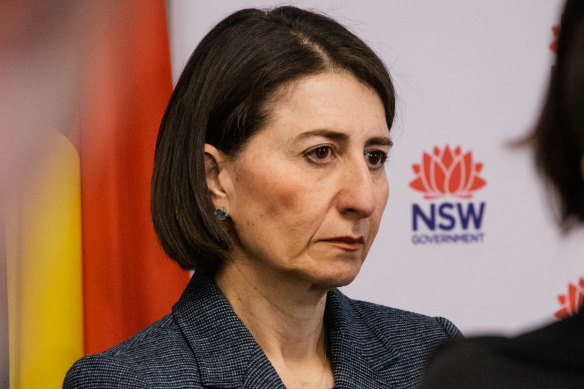 NSW Premier Gladys Berejiklian on Monday.