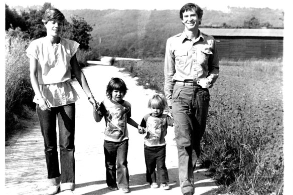 Berry Berenson, Osgood, Elvis and Anthony Perkins, c 1979.