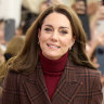 Catherine, Princess of Wales during a visit to The Royal Marsden Hospital in London on Tuesday.