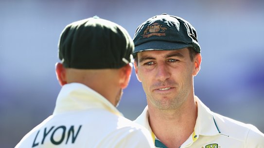 Pat Cummins and Nathan Lyon.
