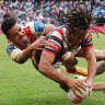 Roosters enhance title credentials with Dragons drubbing