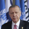 Turkish President Recep Tayyip Erdogan during the G20 Summit in Bali.