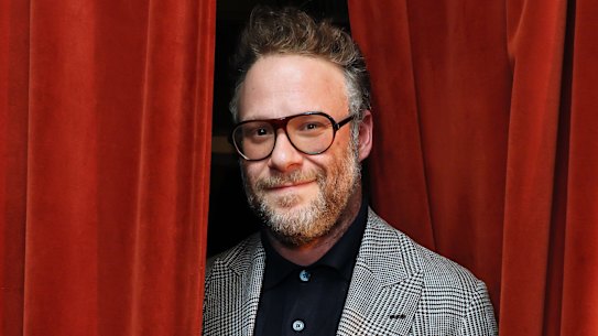  Seth Rogan at the premiere of ‘The Studio’.