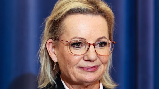 Sussan Ley has been named leader of the Liberal Party. She is the first woman to ever hold the position. 