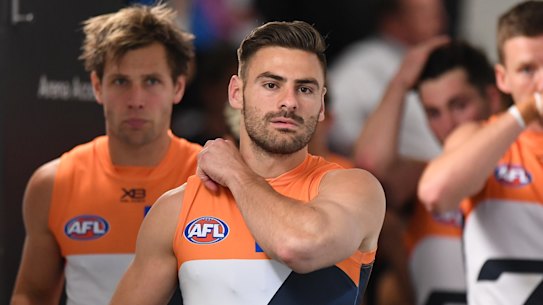 Stephen Coniglio’s difficult first year as GWS Giants captain has been laid bare in an Amazon Prime documentary.