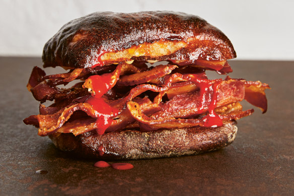 Bacon sandwich from the Ester cookbook by Mat Lindsay.