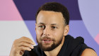 US basketballer Steph Curry at a pre-Olympics press conference in Paris.