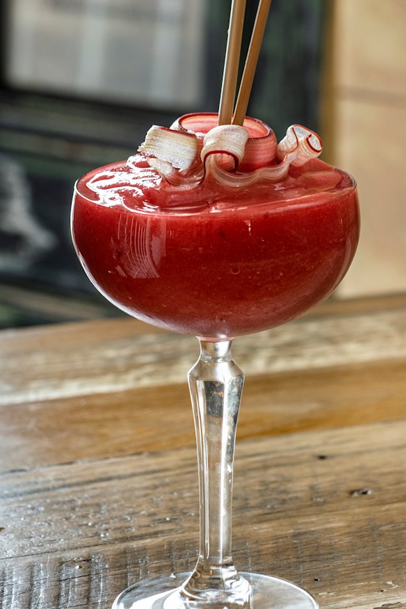 Rhubarb daiquiri.