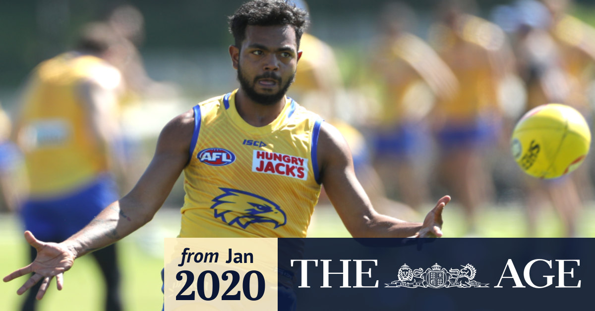 Afl 2020 Banned West Coast Eagle Willie Rioli Back Training With Club