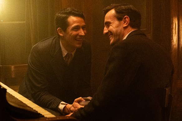 Rising stars: Josh O’Connor, left, and Paul Mescal in The History of Sound. 