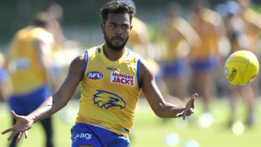 AFL 2020: Banned West Coast Eagle Willie Rioli back training with club