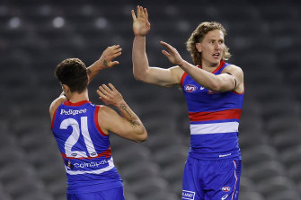 Tom Liberatore (left) and Aaron Naughton (right). 