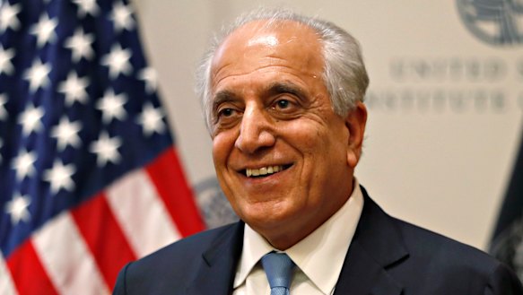 Special Representative for Afghanistan Reconciliation Zalmay Khalilzad at the US Institute of Peace.