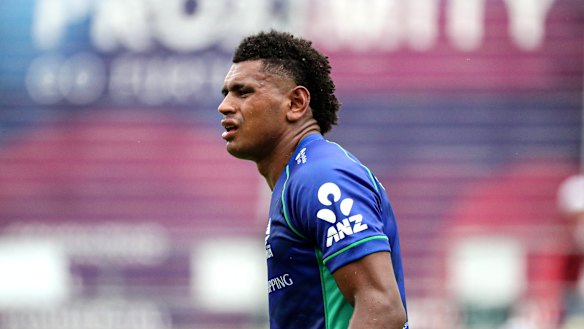 Hard yards: The Drua travelled in convoy on Wednesday to escape flood stricken northern NSW and make their Super Rugby match on the Sunshine Coast. 