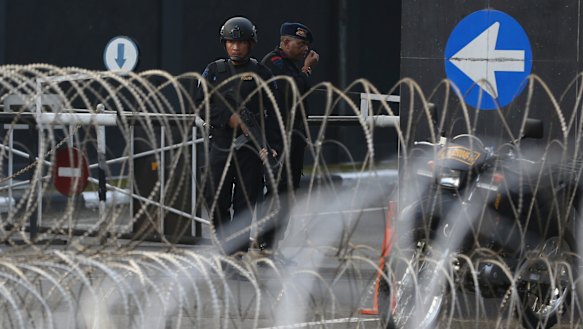 The riot was sparked by a fight over food and involved Islamic militants.