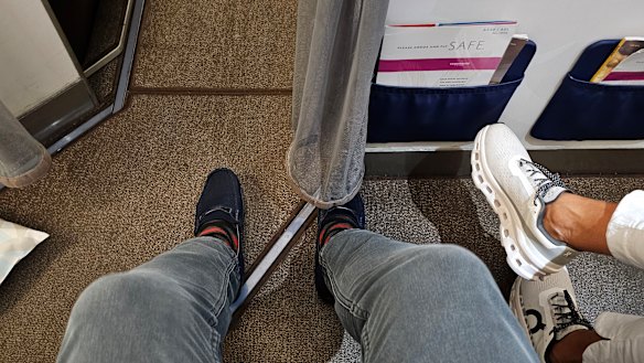 Seat 11C is awkwardly located, meaning passengers and crew will bump into your legs and step on your foot.