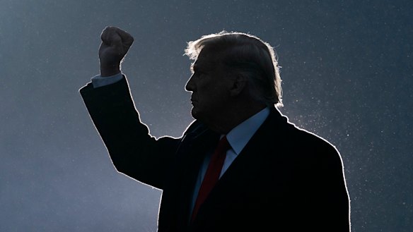 President Donald Trump on the campaign trail this week.
