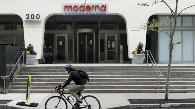Moderna shares tumbled by more than 10 per cent. 
