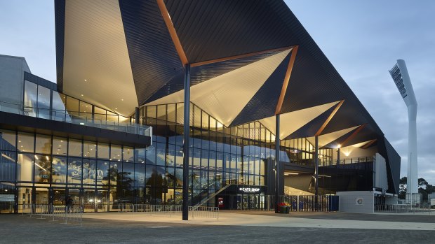 The GMHBA Stadium in Geelong was designed by Populous. 