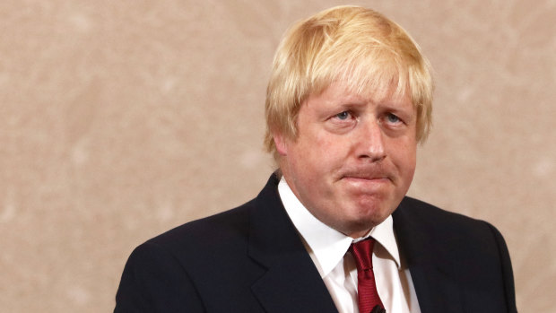 Boris Johnson, former mayor of London.