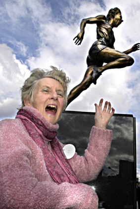 Betty Cuthbert is one of the female athletes immortalised in bronze.