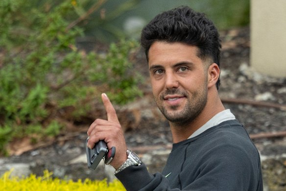 Jayden Chetcuti is alleged to have started a grass fire while burning industrial waste on Victoria’s hottest day on record, on January 27.