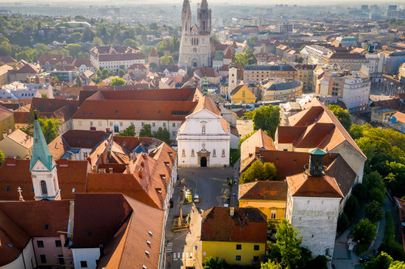 Zagreb upper town: Everything you expect from a European city.