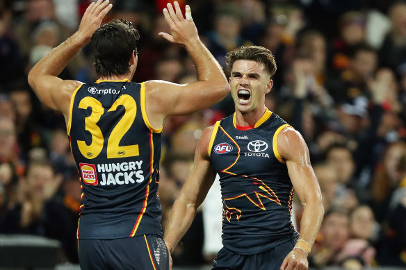 Crows won by 58 points.