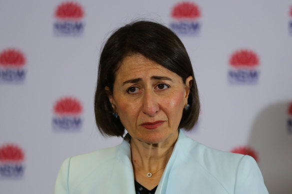 Premier Gladys Berejiklian announced 15 news cases of COVID-19 on Monday.