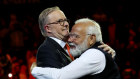 Prime Minister Anthony Albanese with Narendra Modi during the Indian PM’s Australian visit last year.