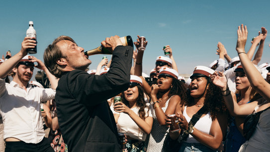 Mads Mikkelsen in Another Round.