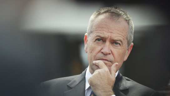 Opposition Leader Bill Shorten in Canberra on Tuesday 