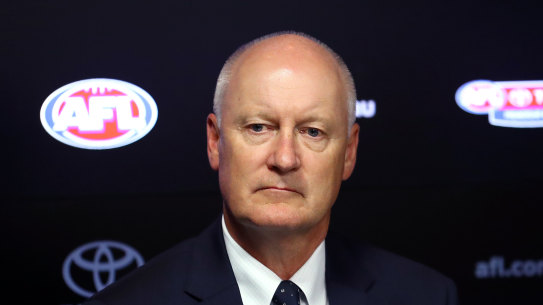 AFL Commission chairman Richard Goyder.