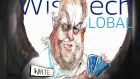 WiseTech founder Richard White has thrown the tech giant into crisis again. 