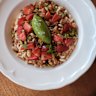 Strawberry pistachio muesli.