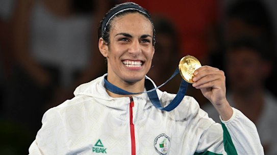 Paris 2024 boxing gold medal winner Imane Khelif.