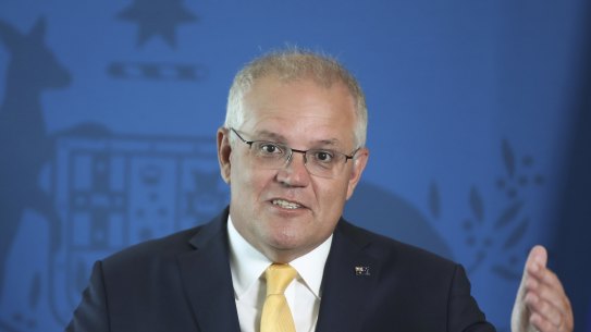 PM Scott Morrison will deliver a speech to the National Press Club in Canberra on Monday.