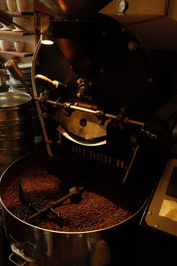 Coffee is all roasted in house.
