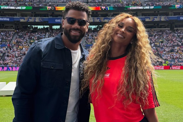 Ciara and Russell Wilson at the Fifa World Cup