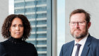 Citi’s Kirstin Renner, head of treasury and trade solutions, and Mark England, head of securities services.
