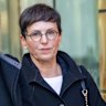 Sophie Galaise (right) former managing director of the MSO, leaving the Federal Court.